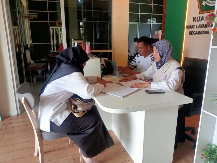 MTSN 4 Batanghari Jalin Kerja Sama dengan KUA Kecamatan Bajubang Tingkatkan Pelayanan Pendidikan dan Sertifikat Halal