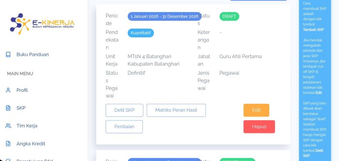 Pegawai MTsN 4 Batang Hari Manfaatkan Libur Idul Fitri untuk Input SKP Triwulan I Tahun 2026 Pegawai MTsN 4 Batang Hari Manfaatkan Libur Idul Fitri untuk Input SKP Triwulan I Tahun 2026