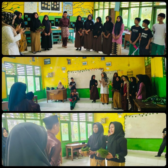 Ujian Praktik Seni Budaya Kelas IX B: Drama Asal Usul Sungai Batanghari dan Datok Panglima Batu Tampil Memukau