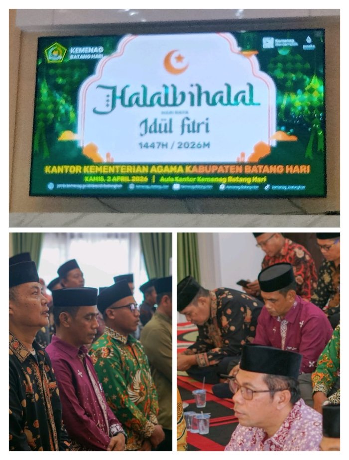 Kepala MTsN 4 Batanghari Hadiri Halal Bihalal di Kemenag Batanghari,Pererat Silahturahmi. Kepala MTsN 4 Batanghari Hadiri Halal Bihalal di Kemenag Batanghari,Pererat Silahturahmi.