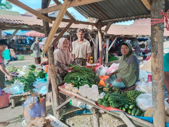 Kacang Panjang Hasil AP Kitela Sukses Tembus Pasar Kalangan Bajubang