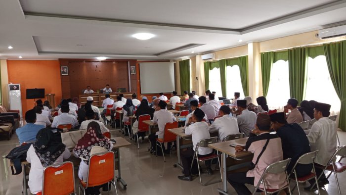 MTsN 4 Batang Hari menetapkan kegiatan Tes Kompetensi Akademik dengan Moda online