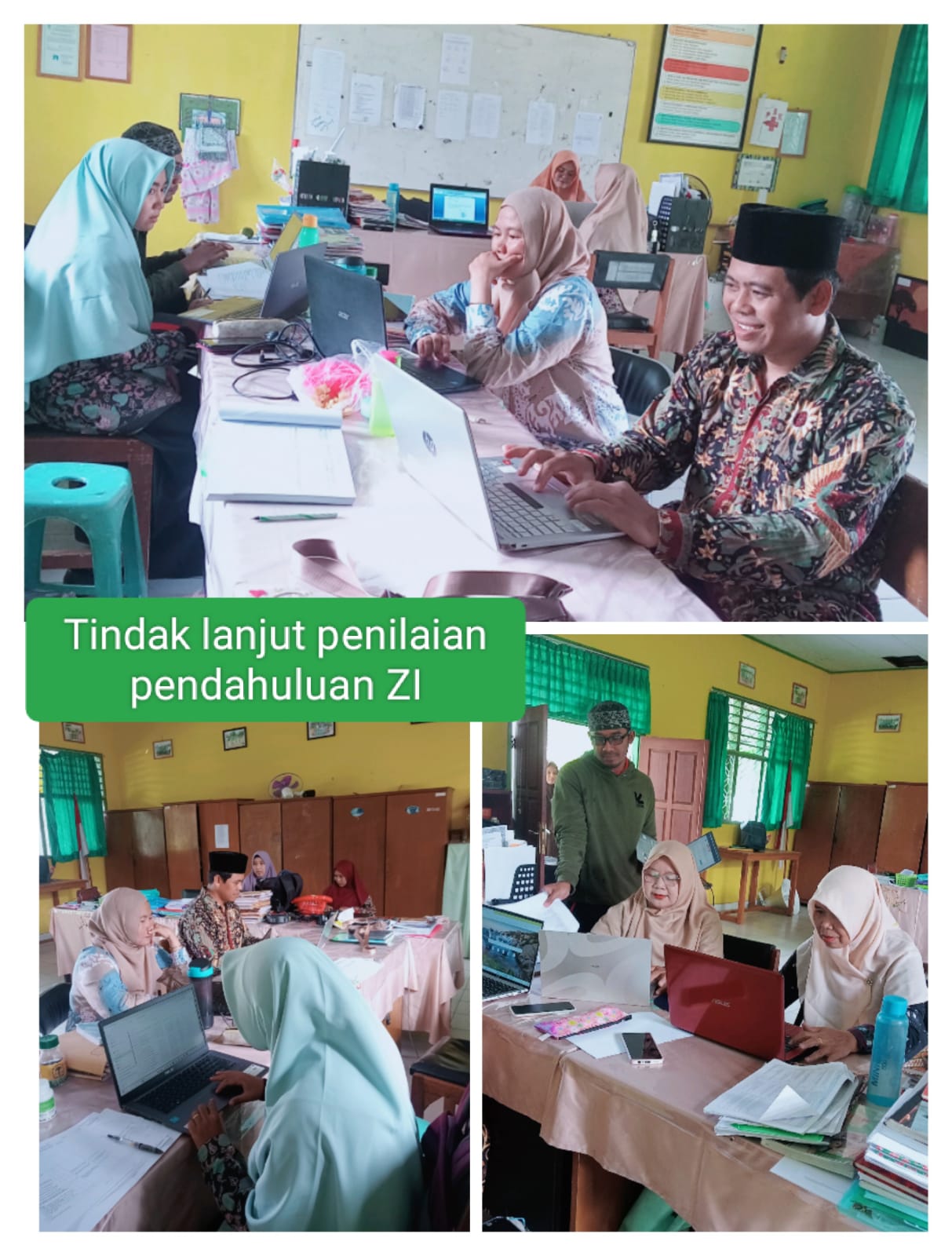 MTsN 4 BATANGHARI MELAKUKAN TINDAK LANJUT PENILAIAN PENDAHULUAN ZI