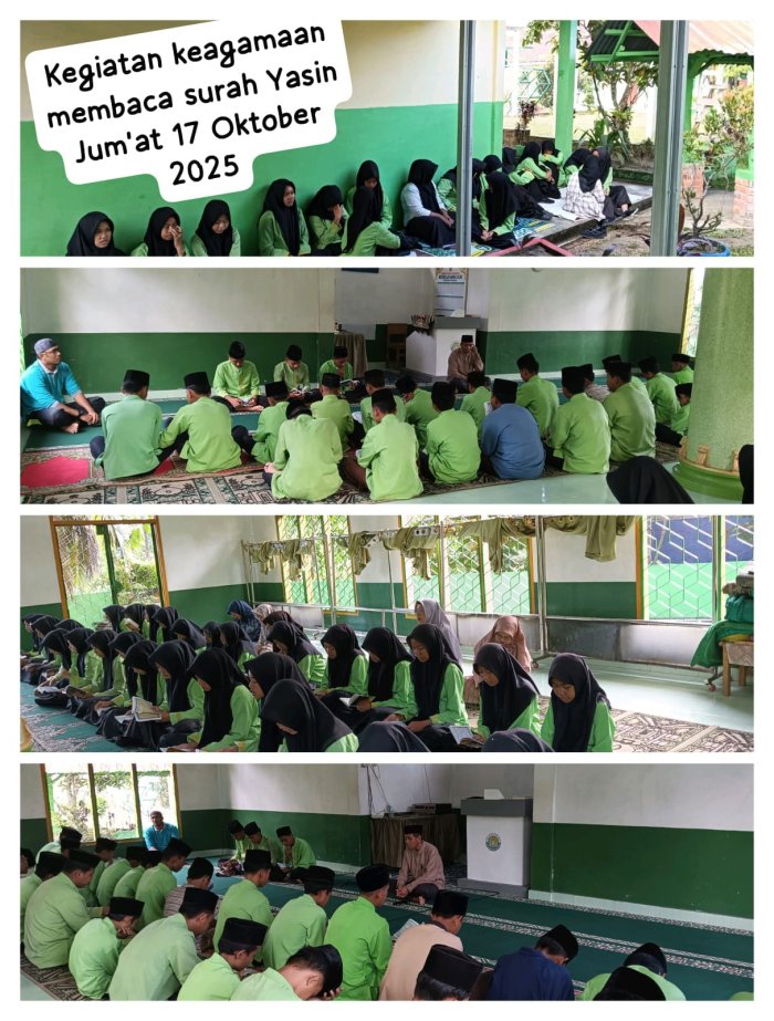 Yasin dan Tahlil Rutin, Wujud Pembiasaan Religius di MTsN 4 Batanghari