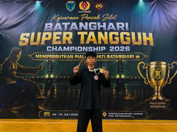 Syamsul Maarif Raih Juara I Batanghari Super Tangguh Championship 2026, Harumkan Nama MTsN 4 Batang Hari