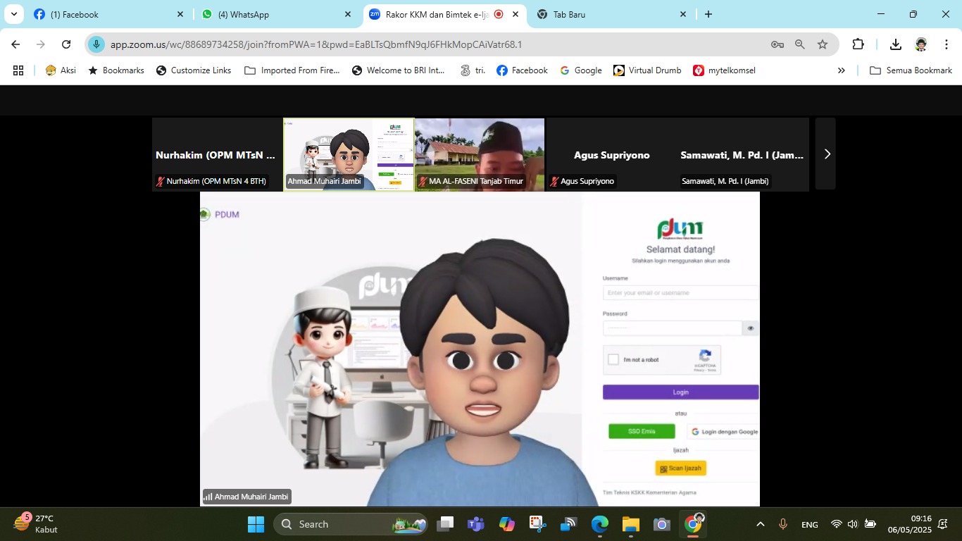 Operator Madrasah  Ikuti Bimtek E-Ijazah Secara Daring Sebagai Persiapan Implementasi Tahun 2025