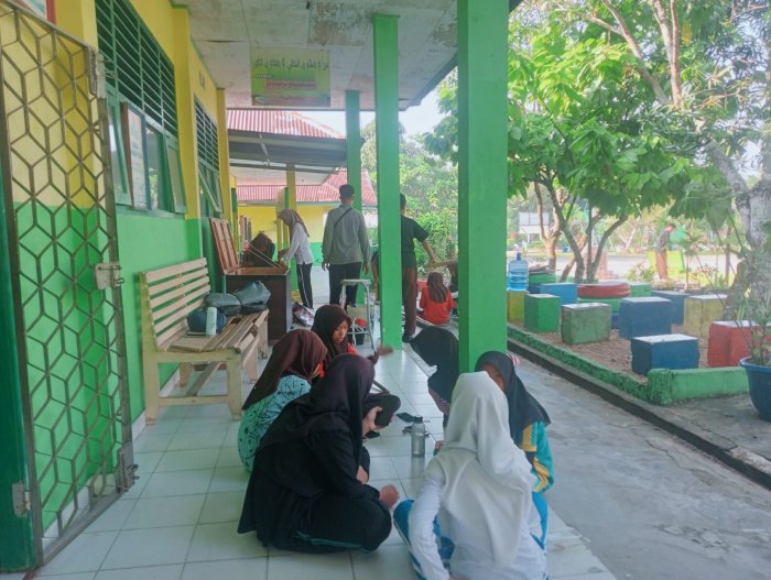 MTsN 4 Batanghari Siap Ikuti Jambore Ranting Bajubang, H-1 Persiapan Peserta Semakin Matang