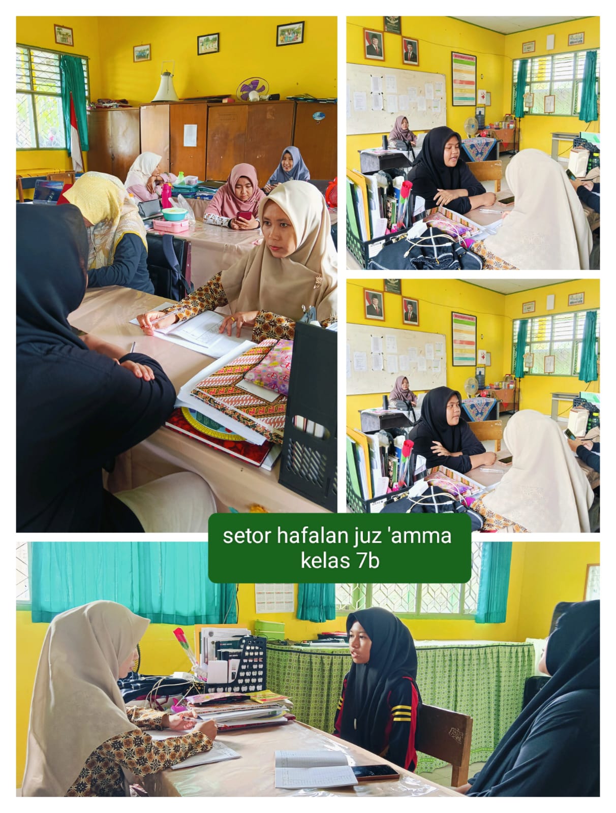 Antusias Siswa Setorkan Hafalan Juz 'Amma Sebagai Wujud Cinta terhadap Al-Qur'an*