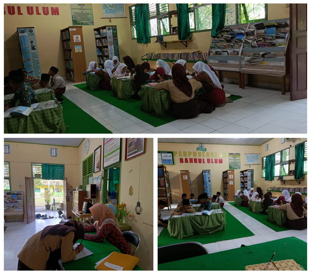 PEMBIASAAN LITERASI BERGILIRAN ANTARKELAS DI MTSN 4 BATANGHARI