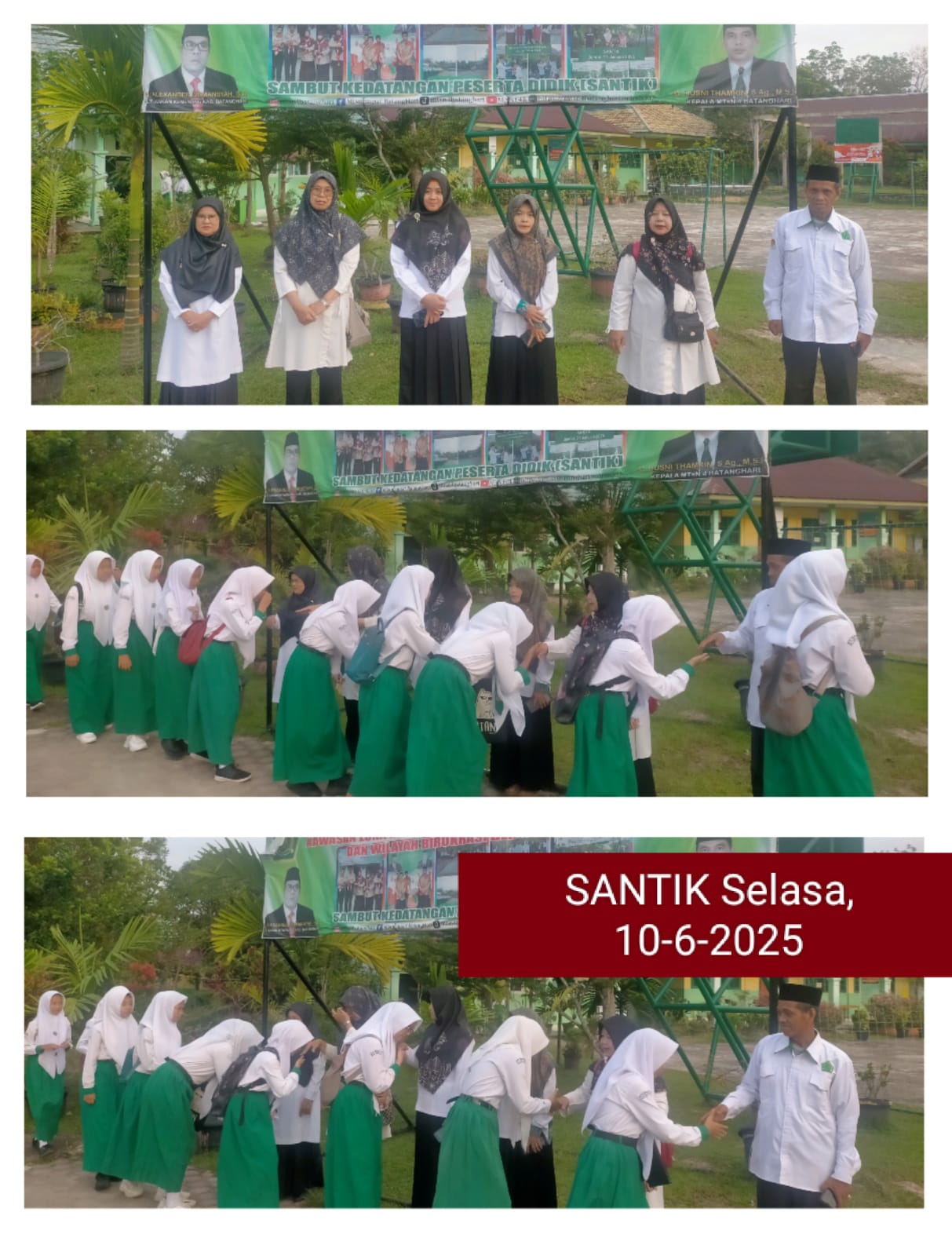 MTsN 4 Batanghari Lanjutkan ASAT Setelah Cuti Idul Adha, SANTIK Selasa Semangat.