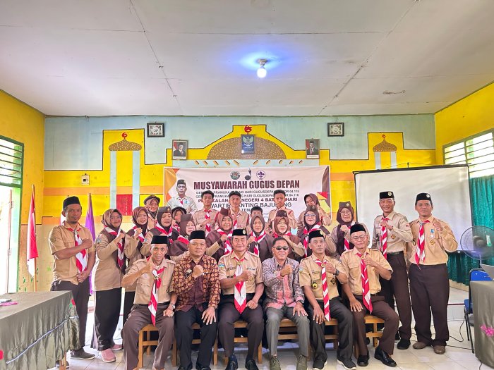 Camat Bajubang Hadiri Musyawarah Gugus Depan MTsN 4 Batang Hari