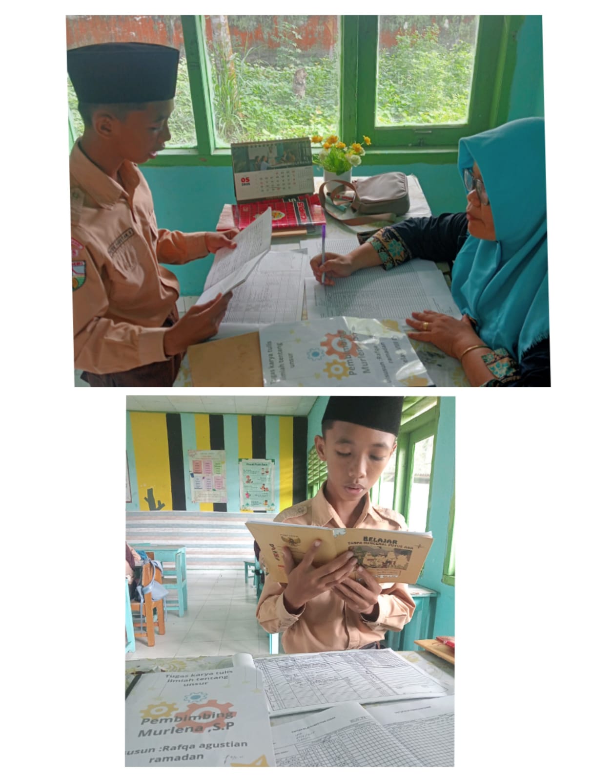 Siswa MTsN 4 Batanghari Tunjukkan Kemampuan Akademik Melalui Karya Tulis Ilmiah Materi Unsur.