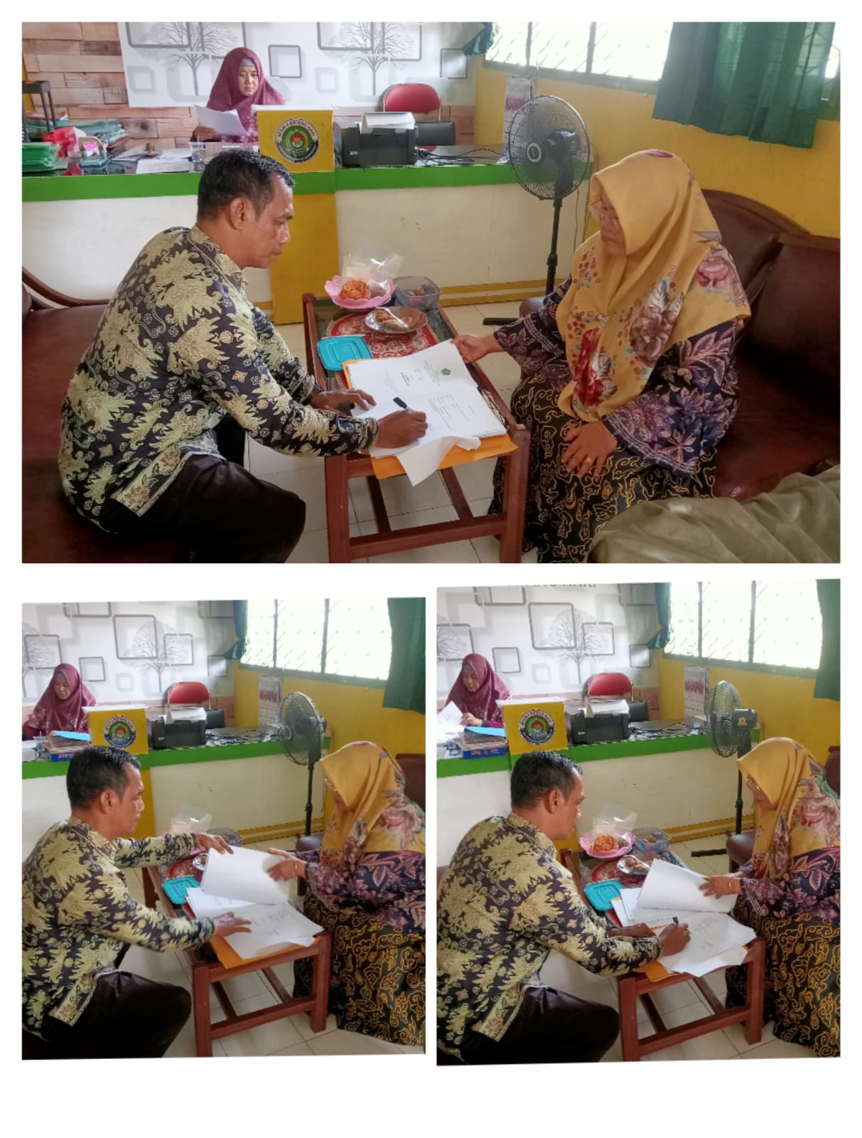 Kepala Madrasah Tandatangani Lapkin Guru, Evaluasi dan Peningkatan Mutu Terus Berlanjut