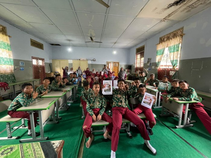Meriah dan Interaktif SD Swasta YKPP Bajubang Sambut Hangat Sosialisasi MTsN 4 Batanghari