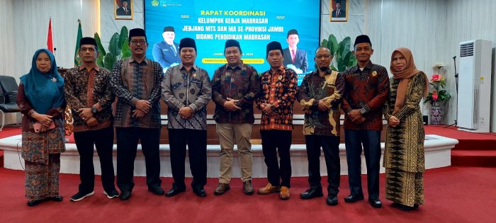 Kepala Madrasah Mengikuti Rakor KKM Jenjang Aliyah dan MTs se-Provinsi Jambi