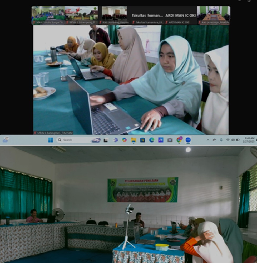 Tim ZI MTsN 4 Batang Hari Mengikuti Sosialisasi SAKIP, Survei IPAK, dan IPKP PMPZI