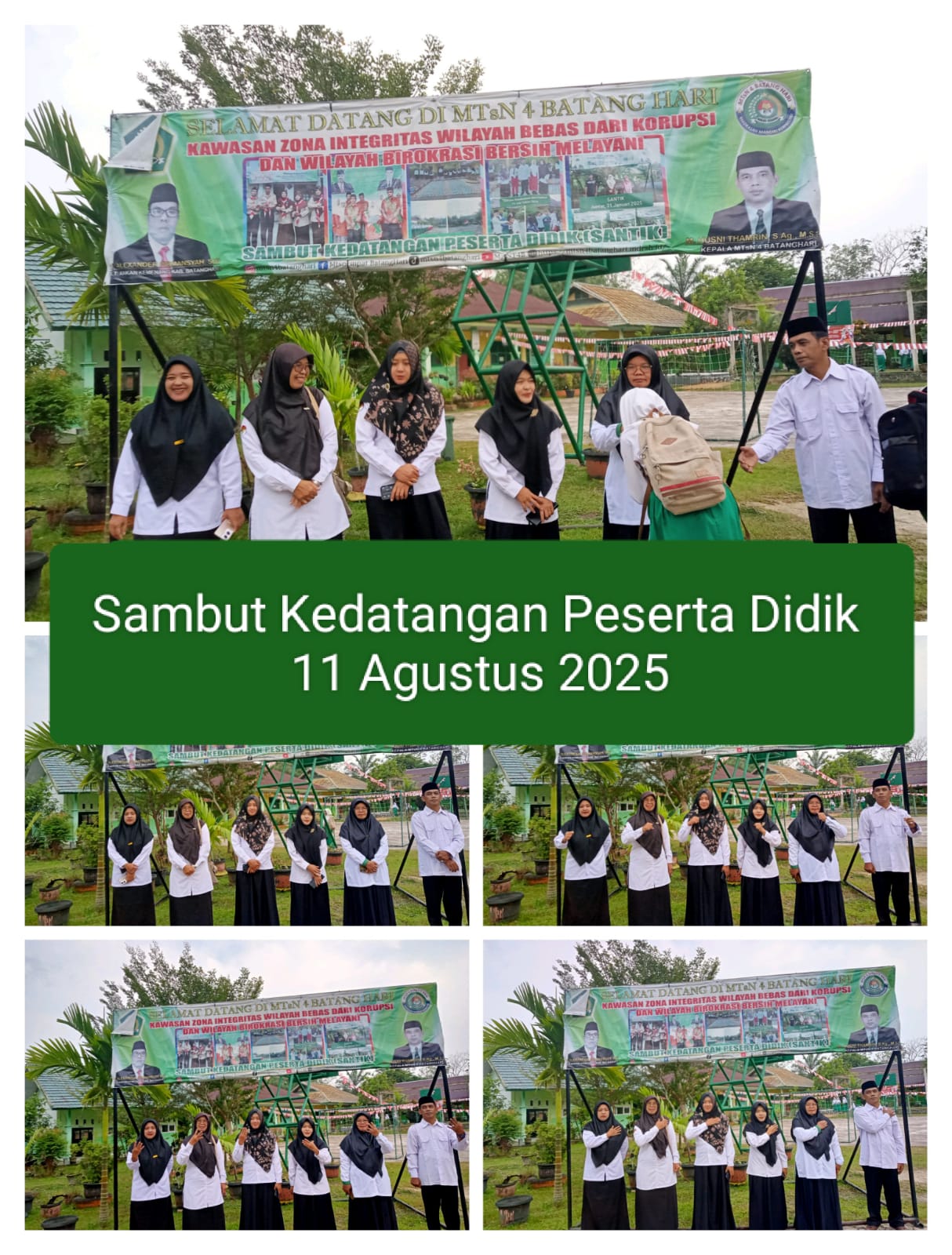 Sambutan Hangat untuk Peserta Didik di Awal Minggu Sambutan Hangat untuk Peserta Didik di Awal Minggu