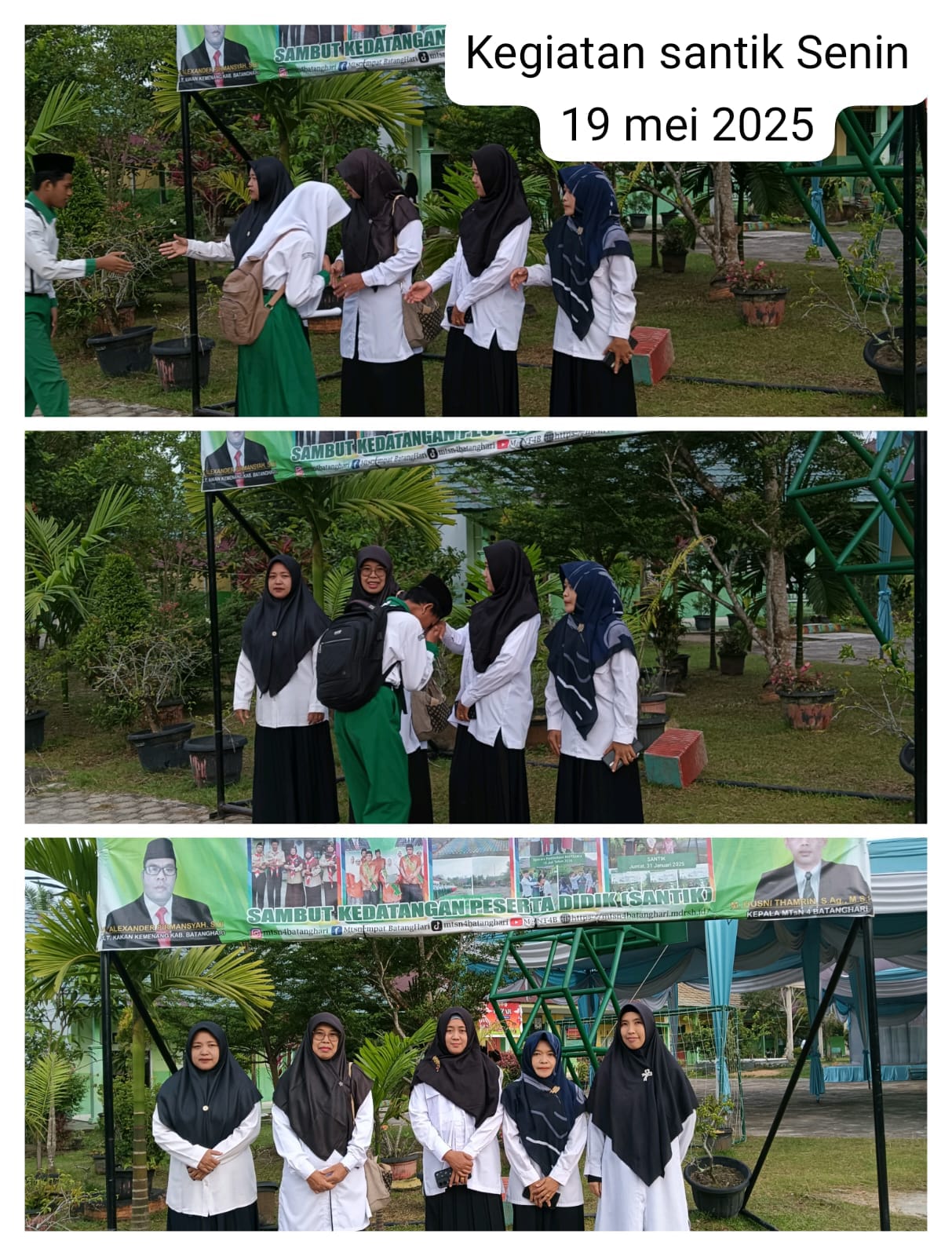 Awal Pekan Yang Cerah, Sambut Peserta Didik Dengan Gembira Awal Pekan Yang Cerah, Sambut Peserta Didik Dengan Gembira