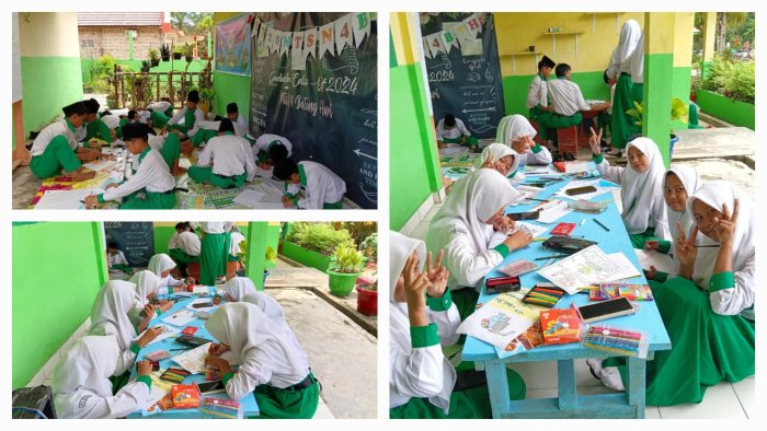 Semangat Sumpah Pemuda Menyala MTsN 4 Batang Hari Gelar Lomba Poster Bertema Anti-Bullying dan Anti-Narkoba