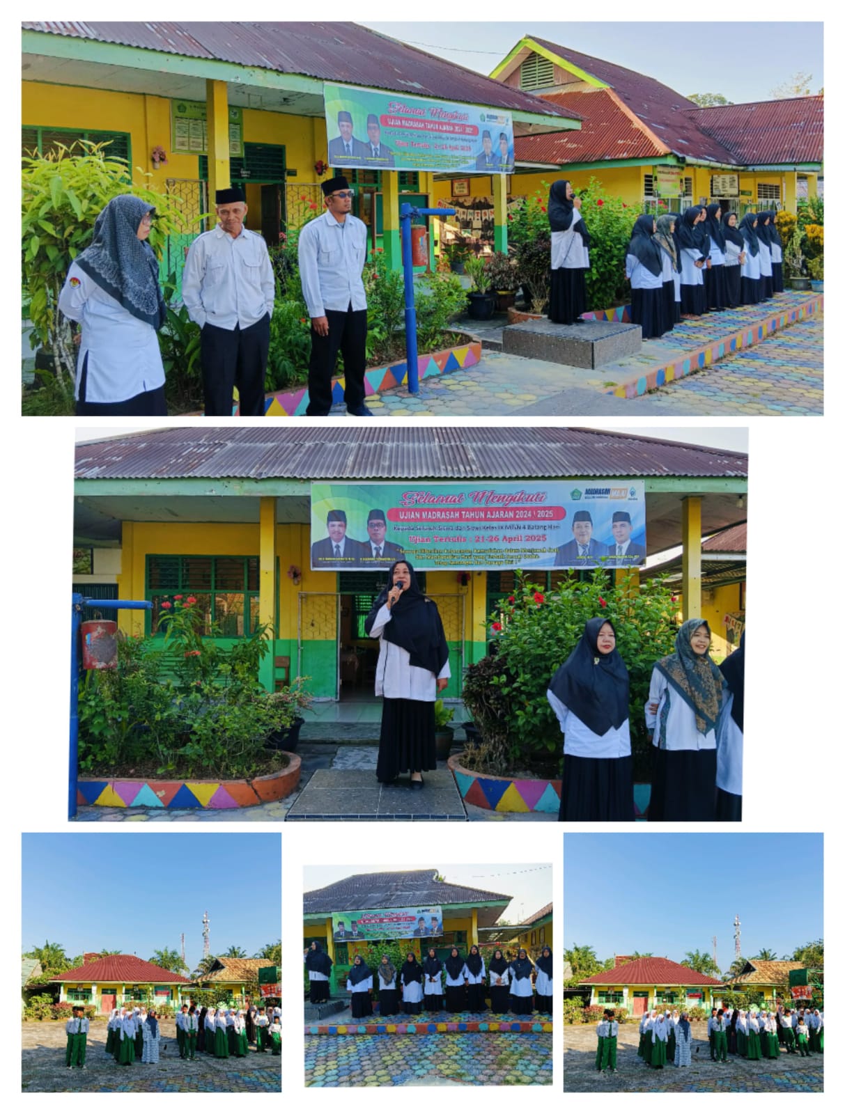 MTsN 4 Batanghari Gelar Apel Pembukaan Class Meeting, Semangat Kompetensi Siswa Meningkat.