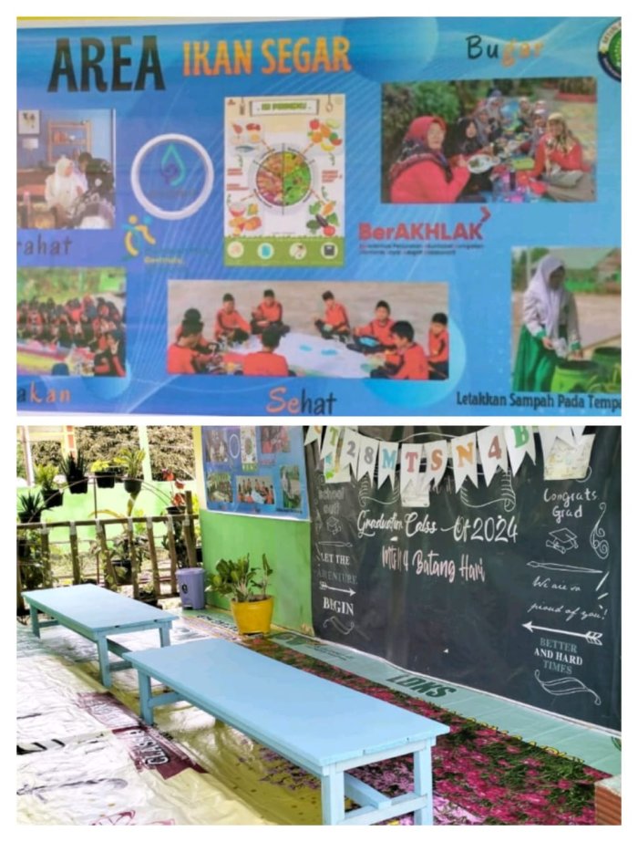 Area Ikan Segar MTsN 4 Batang Hari, Sudut Sehat yang Jadi Favorit Siswa dan Guru