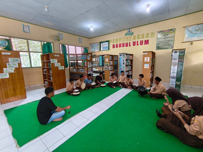 Ashabun Nada MTsN 4 Batang Hari Matangkan Persiapan Jelang Pentas Seni Bajubang