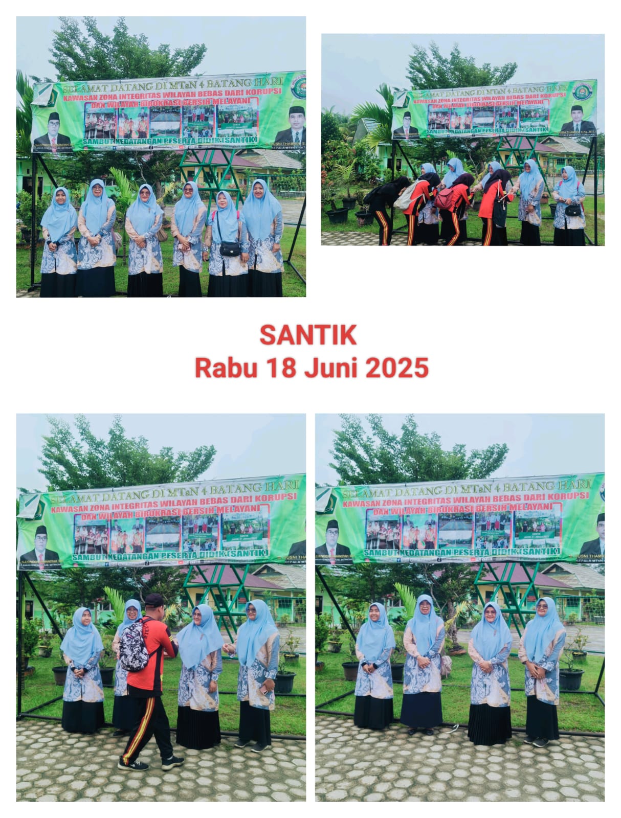 Sambutan Antusias untuk Peserta Didik di MTsN 4 Batanghari