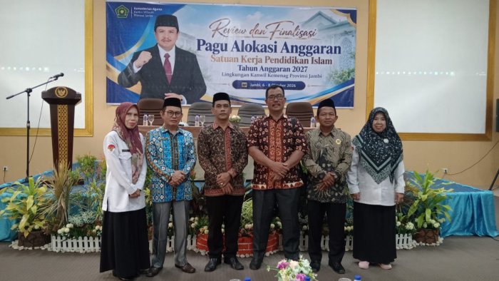 Kepala MTsN 4 Batang Hari Ikuti Review dan Finalisasi Pagu Alokasi Anggaran Satker Pendidikan Islam Tahun Anggaran 2027