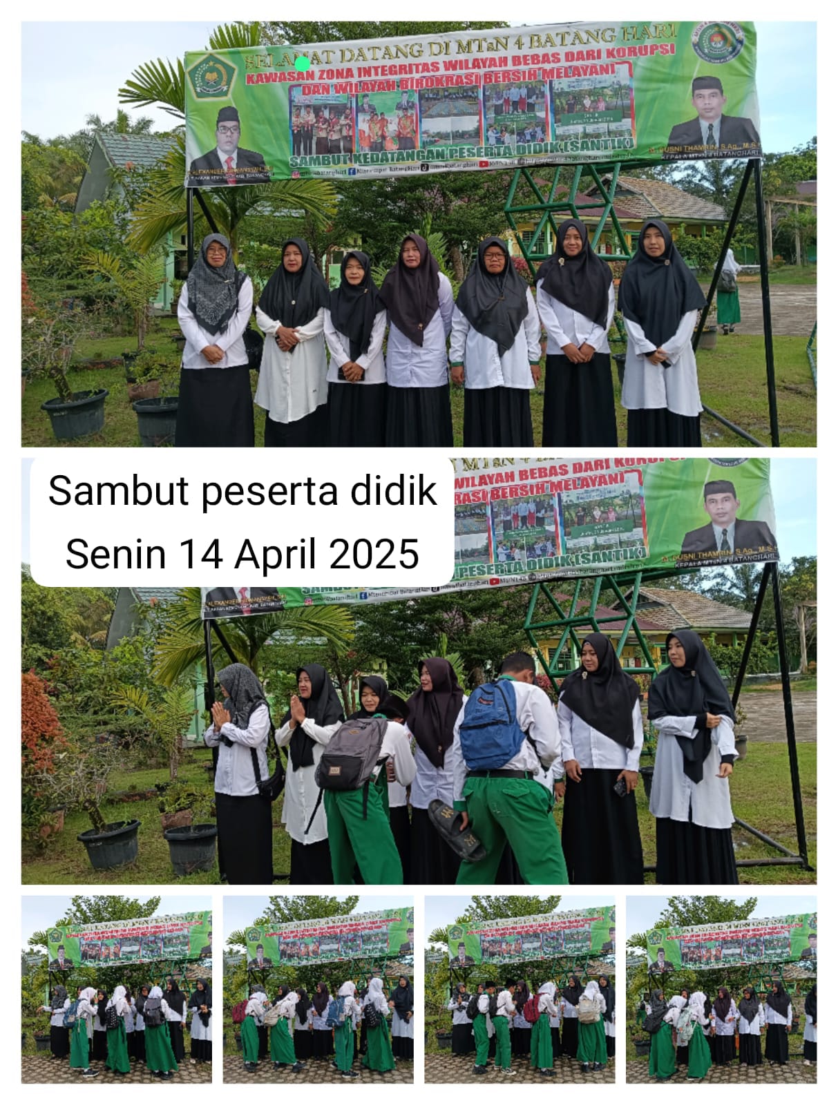 SEMANGAT BARU DI HARI SENIN, MTsN 4 BATANGHARI SAMBUT PESERTA DIDIK SEMANGAT BARU DI HARI SENIN, MTsN 4 BATANGHARI SAMBUT PESERTA DIDIK