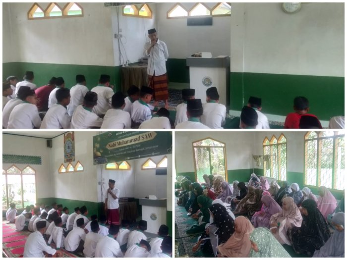 Sebelum Salat Zuhur Berjamaah, Siswa Dibekali Tausiyah Singkat tentang Keutamaan Salat Lima Waktu