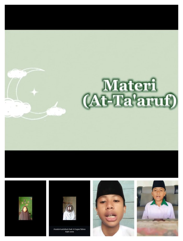 Siswa 7A Latih Keterampilan Berbahasa Arab melalui Video Perkenalan Diri