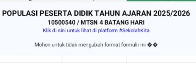 Operator MTsN 4 Batang Hari Laksanakan Input Data Manual SPI Pendidikan Operator MTsN 4 Batang Hari Laksanakan Input Data Manual SPI Pendidikan