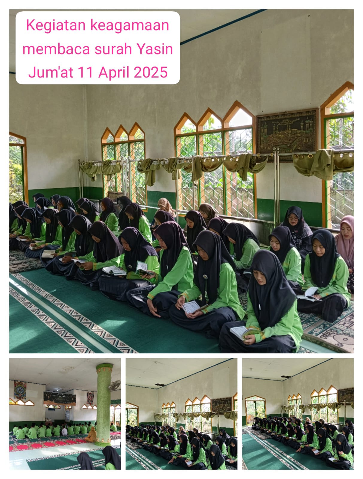 Tingkatkan Iman dan Semangat, Siswa Gelar Pembacaan Surah Yasin