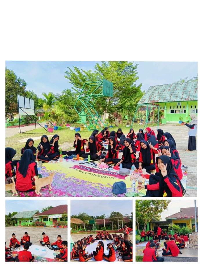 Pagi Ceria di Lapangan Madrasah: Siswa Nikmati Kudapan bersama Pagi Ceria di Lapangan Madrasah: Siswa Nikmati Kudapan bersama