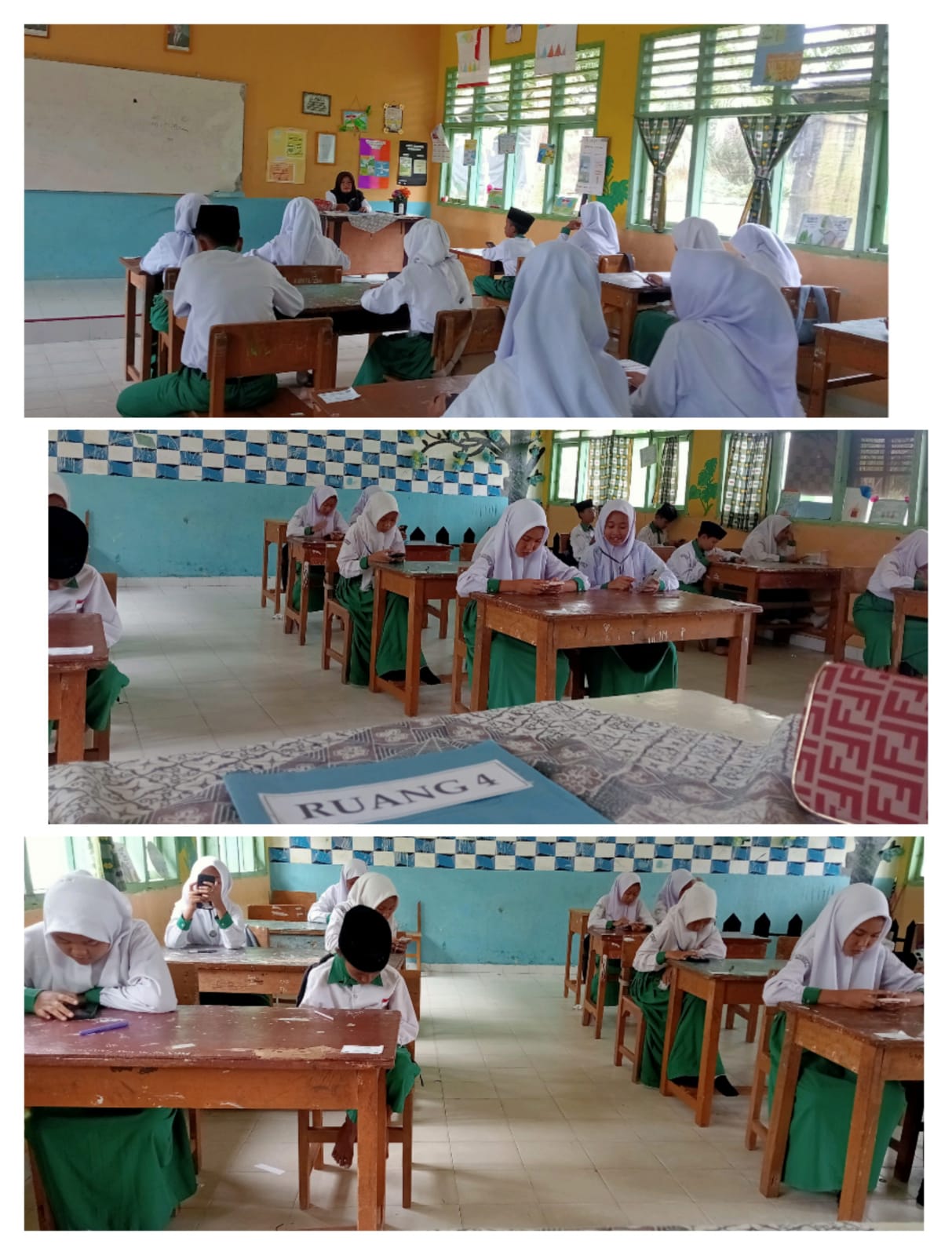 ASAT Hari ke lima, Siswa MTsN 4 Batanghari Tunjukan Kemampuan.