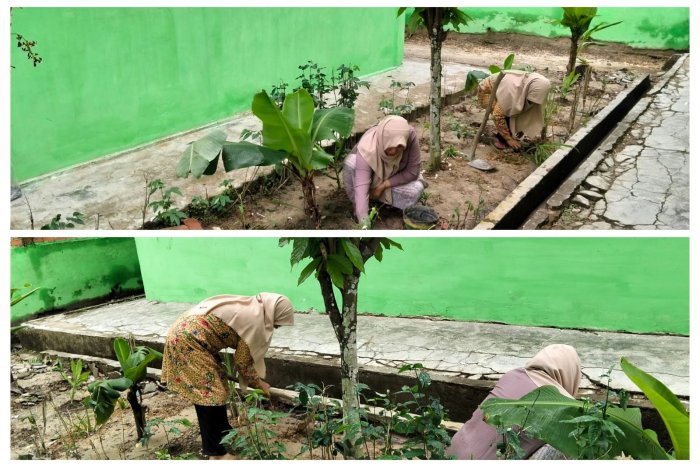 Pembina UKS Tanam Beragam TOGA di Waktu Luang Mengajar