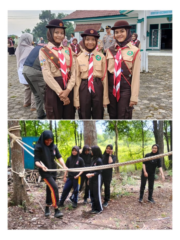 3 orang Siswi MTsN 4 Batang Hari Ikuti Jambore cabang Tahun 2025