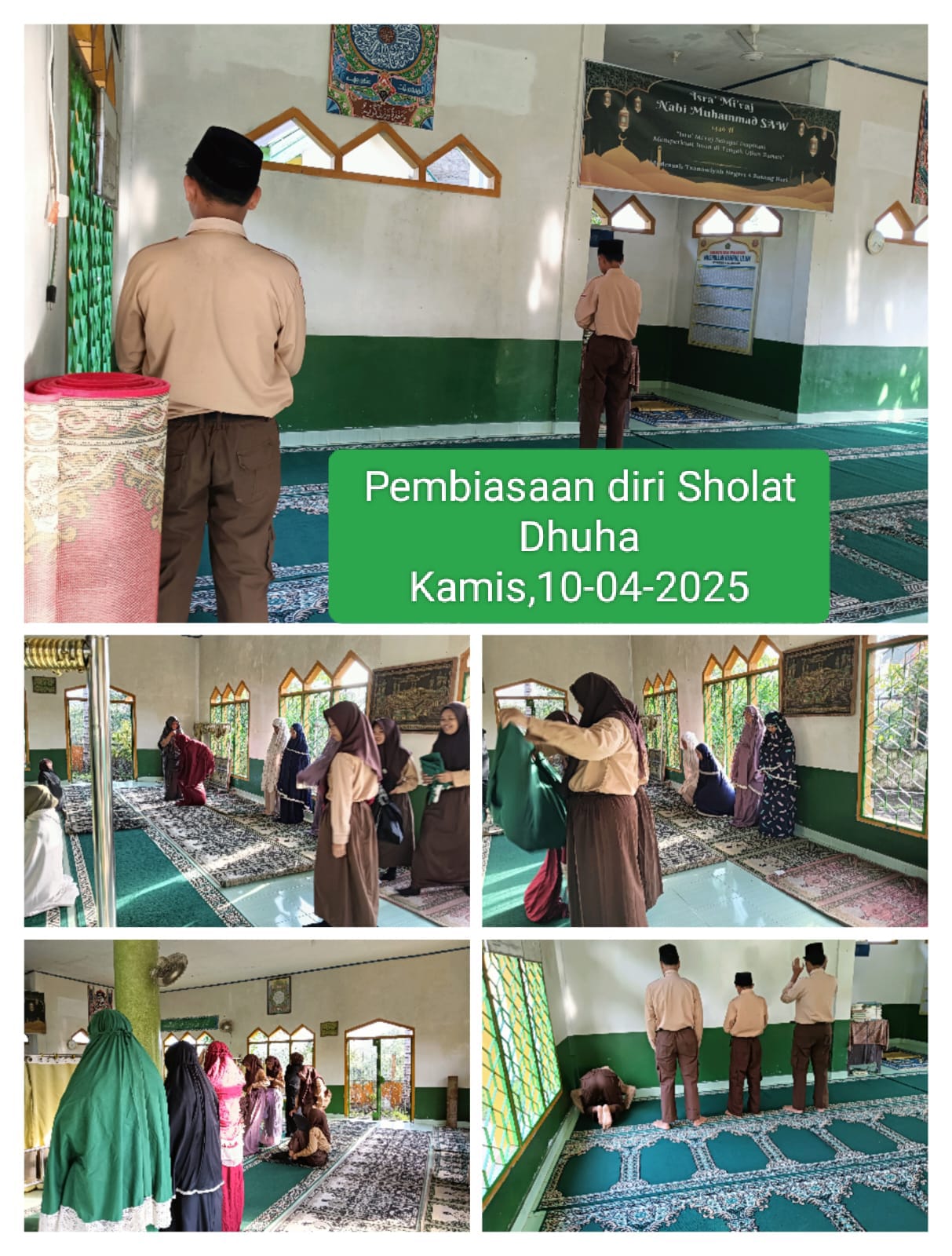 MTsN 4 Batang Hari Gelar Pembiasaan Sholat Dhuha Pasca Libur Idul Fitri 1446 H MTsN 4 Batang Hari Gelar Pembiasaan Sholat Dhuha Pasca Libur Idul Fitri 1446 H