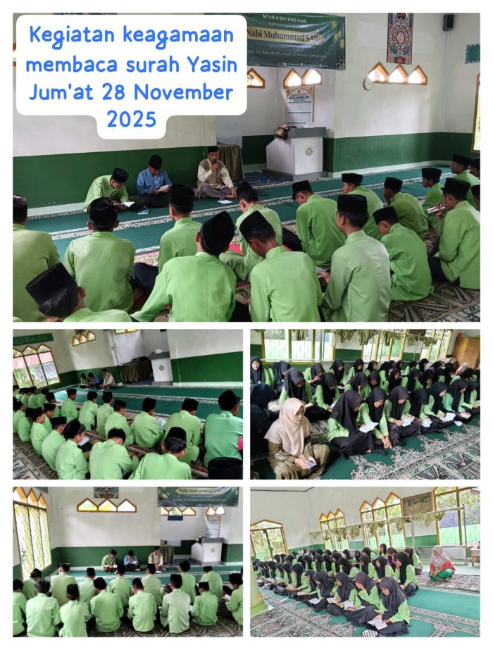 Siswa 9B MTsN 4 Batang Hari Khidmat Pimpin Yasin untuk Almarhum Keluarga Guru Siswa 9B MTsN 4 Batang Hari Khidmat Pimpin Yasin untuk Almarhum Keluarga Guru