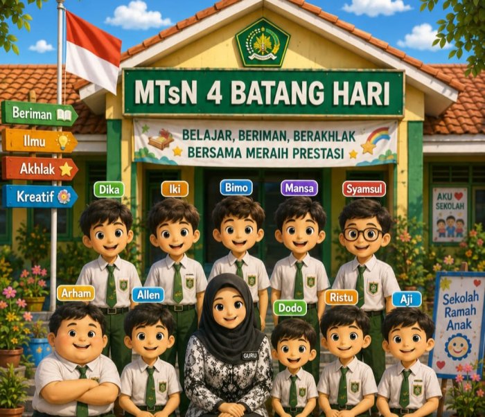 Kelas VIII B Abadikan Kenangan dengan Sentuhan AI, Wali Kelas Ibu Iqom Hadirkan Foto Animasi yang Unik Kelas VIII B Abadikan Kenangan dengan Sentuhan AI, Wali Kelas Ibu Iqom Hadirkan Foto Animasi yang Unik