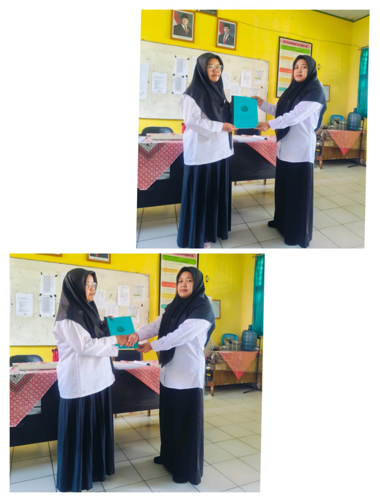 Wakil Kepala Bidang Kesiswaan MTsN 4 Batanghari Terima Laporan MATSAMA.