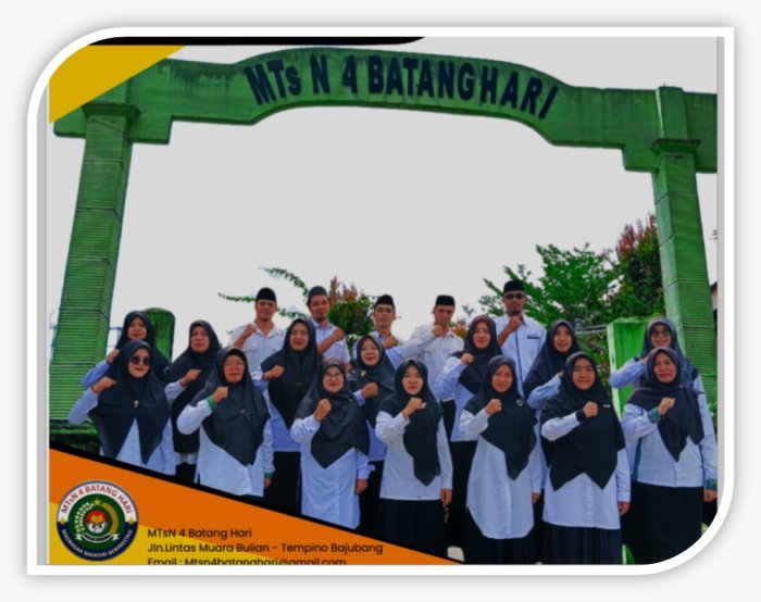 MTsN 4 Batang Hari Siapkan Evidence Zona Integritas