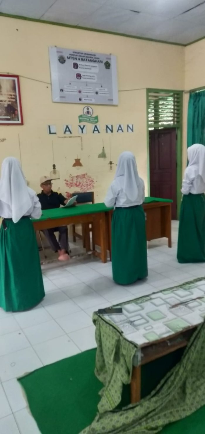 Tim Syahril Quran MTsN 4 Batang Hari Mantapkan Penampilan Jelang Lomba