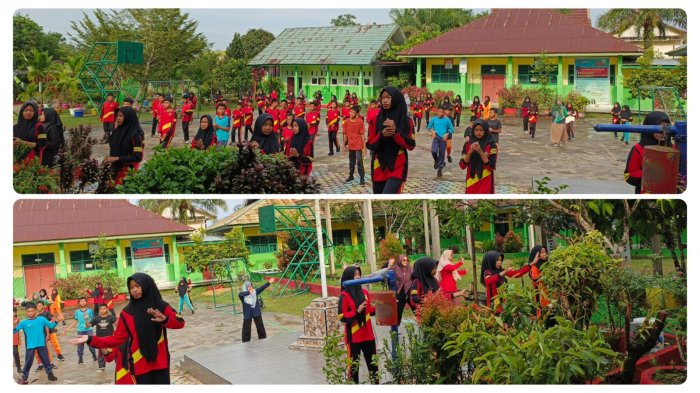 Senam Sehat Bersama, Wujud Kebersamaan Siswa MTsN 4 Batanghari