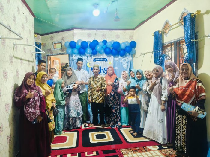 Tradisi Islami dan Kebersamaan Warnai Aqiqah Putra Ibu Destia Rizki Bersama Keluarga Besar MTsN 4 Batang Hari