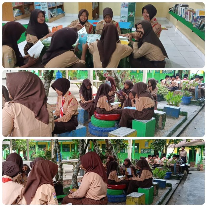 Gerakan Literasi Madrasah, Kelas 8 dan 9 MTsN 4 Batang Hari Bangun Generasi Gemar Membaca