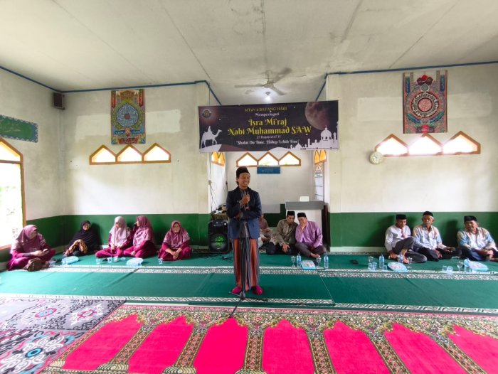 Peringati Isra Miraj Nabi Muhammad SAW Mengusung Tema Sholat On time,Hidup Lebih Fine.