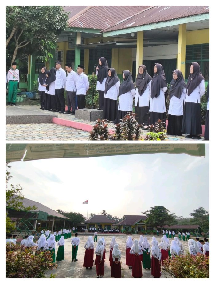Tiga Pilar Pendidikan Jadi Sorotan Amanat Pembina Upacara di MTsN 4 Batang Hari