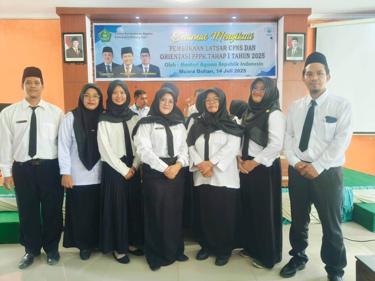 CPNS DAN PPPK MTsN 4 BATANG HARI IKUTI KEGIATAN PEMBUKAAN LATSAR TAHUN 2025