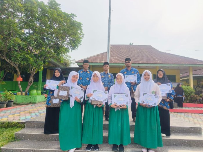 Evaluasi Triwulan Ketiga Agen Perubahan SariSata di MTsN 4 Batanghari